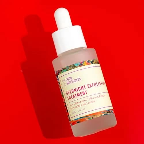 Good Molecules Overnight Exfoliating Treatment 1 Fl Oz (30ml) | AHA & BHA Formula for Radiant Skin thumbnail 7
