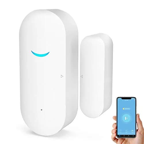 SENCKIT WiFi Door and Window Sensor with Tuya Smart App Control | 7.2cm x 4.55cm x 1.4cm thumbnail 1