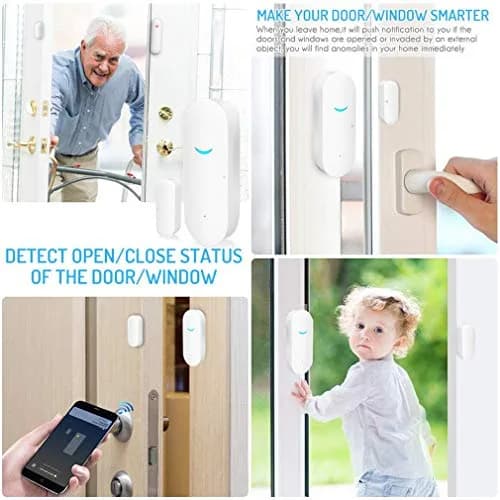 SENCKIT WiFi Door and Window Sensor with Tuya Smart App Control | 7.2cm x 4.55cm x 1.4cm thumbnail 4