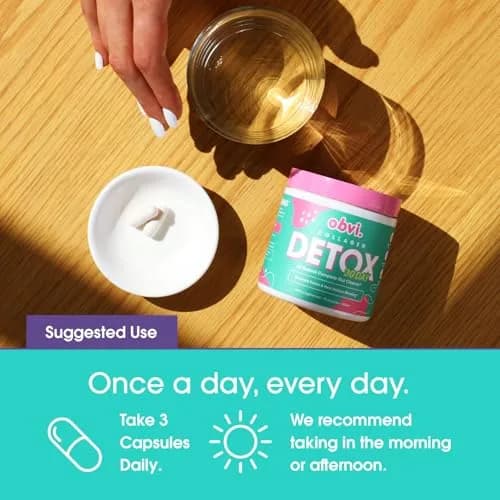 Obvi Detox Colon Cleanse Supplement | Promotes Digestive & Gut Health, Bloating Relief, 90 Capsules thumbnail 6