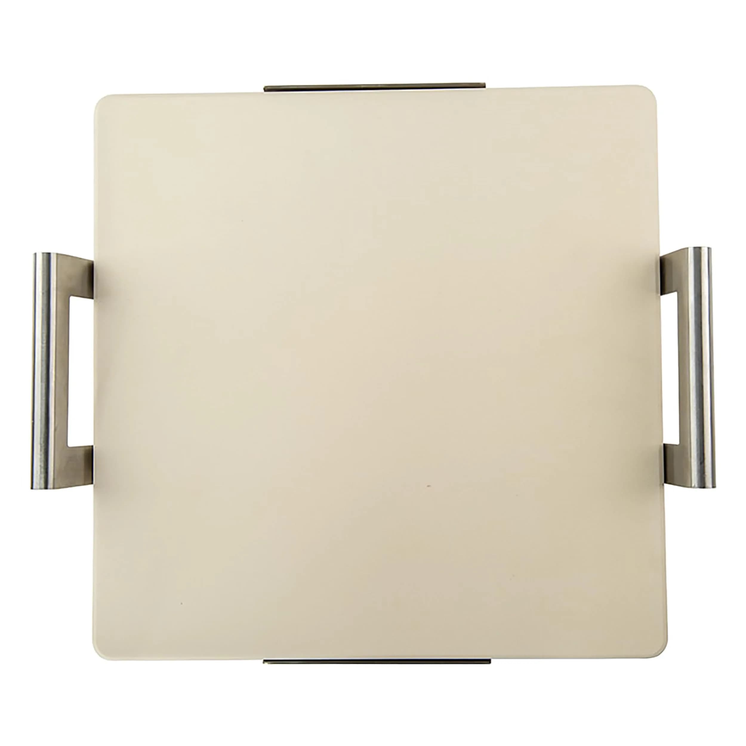 Nordic Ware 14-Inch Square Pizza and Baking Stone with Stainless Steel Rack 3.34 kg (7.3 lb) | Oven & Grill Safe Cordierite - main product image