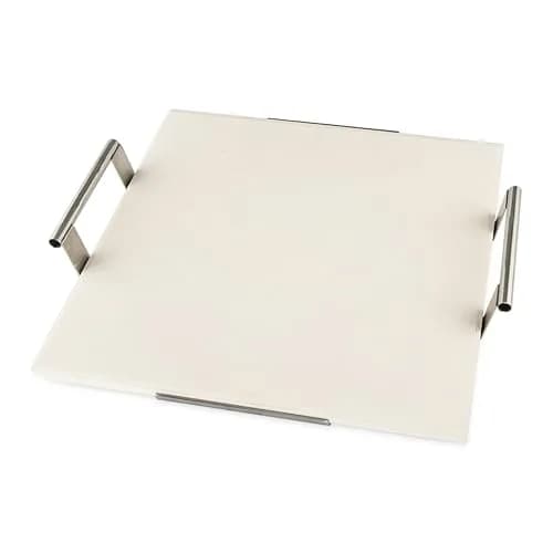 Nordic Ware 14-Inch Square Pizza and Baking Stone with Stainless Steel Rack 3.34 kg (7.3 lb) | Oven & Grill Safe Cordierite thumbnail 7