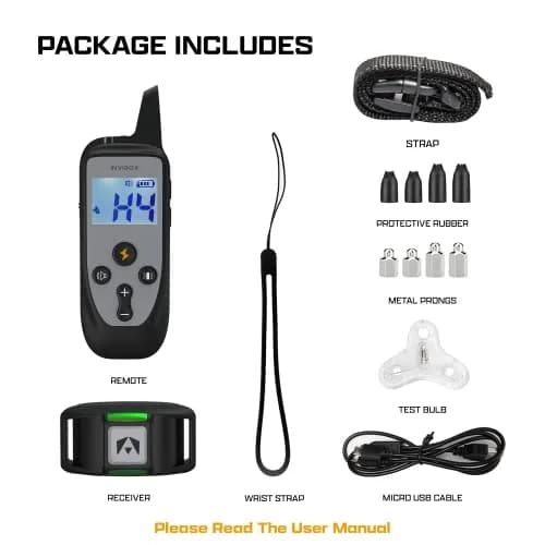 INVIROX 2026 Edition Dog Training Collar with Remote, 123 Levels, 3300ft Range, IP67 Waterproof | Professional E-Collar for Large Dogs thumbnail 9