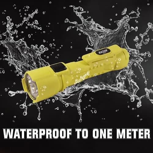 BRIGHT STAR Razor Intrinsically Safe LED Flashlight – 14,000 Candela, 24-Hour Runtime, Magnetic Base, Heavy-Duty, AA Batteries Included thumbnail 6