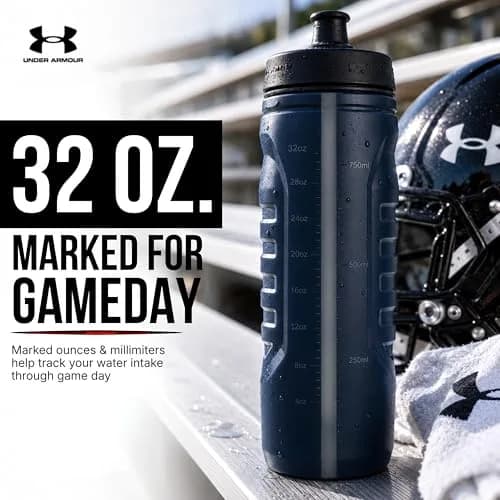 Under Armour Sideline Squeeze Water Bottle 946ml (32 oz) | Quick-Shot Lid for Easy Hydration thumbnail 2