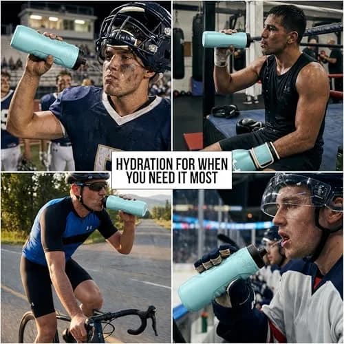 Under Armour Sideline Squeeze Water Bottle 946ml (32 oz) | Quick-Shot Lid for Easy Hydration thumbnail 6