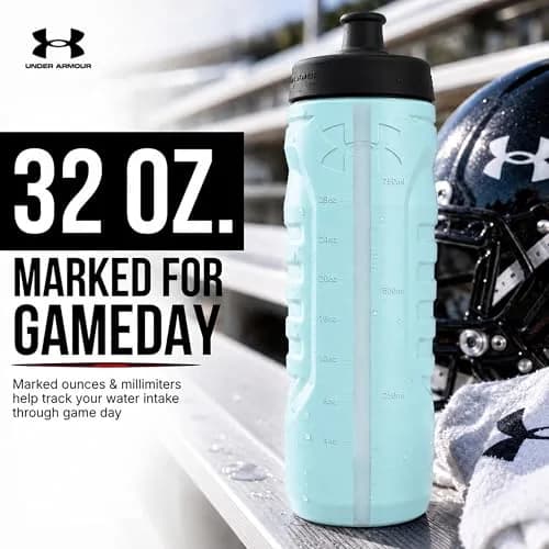 Under Armour Sideline Squeeze Water Bottle 946ml (32 oz) | Quick-Shot Lid for Easy Hydration thumbnail 2