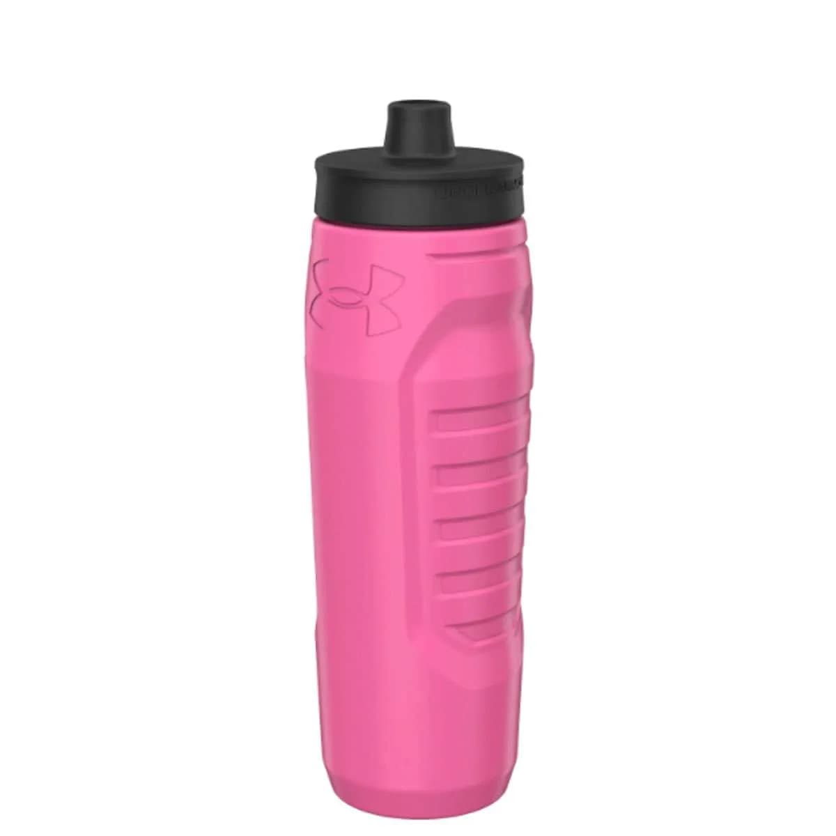 Under Armour 32oz Sideline Squeeze Water Bottle | 950ml (32.1 Fl Oz) Hydration Bottle — Cerise