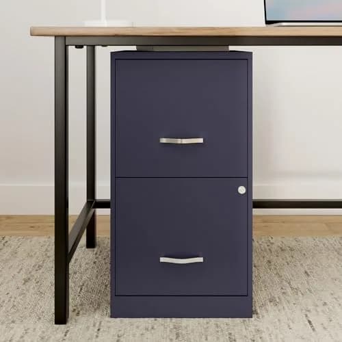 NuSparc 2 Drawer Locking Filing Cabinet | Steel, Space-Saving, Home & Office Use, Letter-Size thumbnail 2