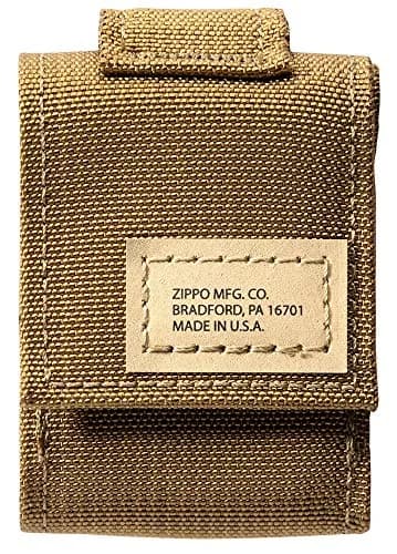 Zippo Coyote Tactical Lighter Pouch | Military Spec Nylon with Hook & Loop Closure thumbnail 1