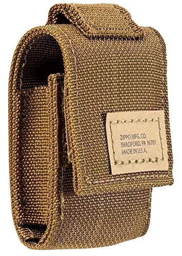 Zippo Coyote Tactical Lighter Pouch | Military Spec Nylon with Hook & Loop Closure thumbnail 2