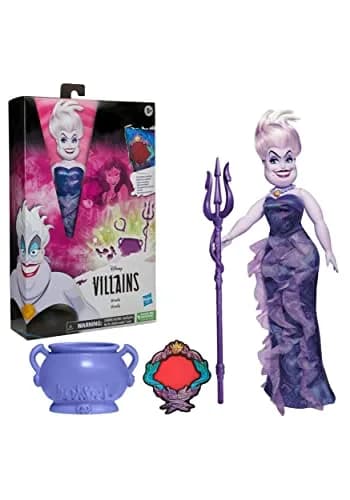 Disney Princess Villains Ursula Fashion Doll 11-inch | Accessories & Removable Clothes for Kids 5+ thumbnail 1