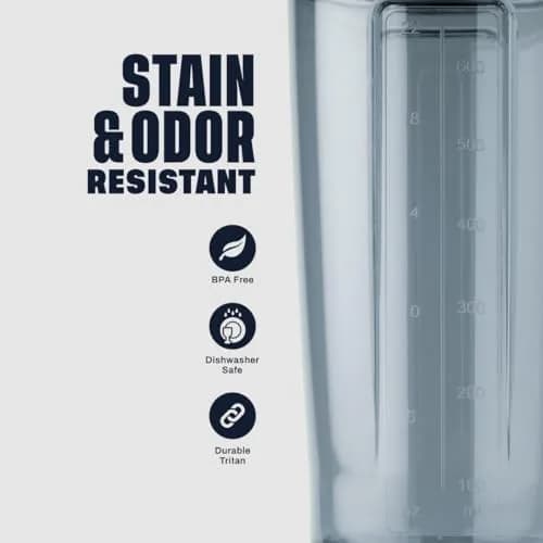 BlenderBottle Pro Series Shaker Bottle 710ml (24 oz) | Leak-Proof Mixing for Protein Shakes & Smoothies thumbnail 4