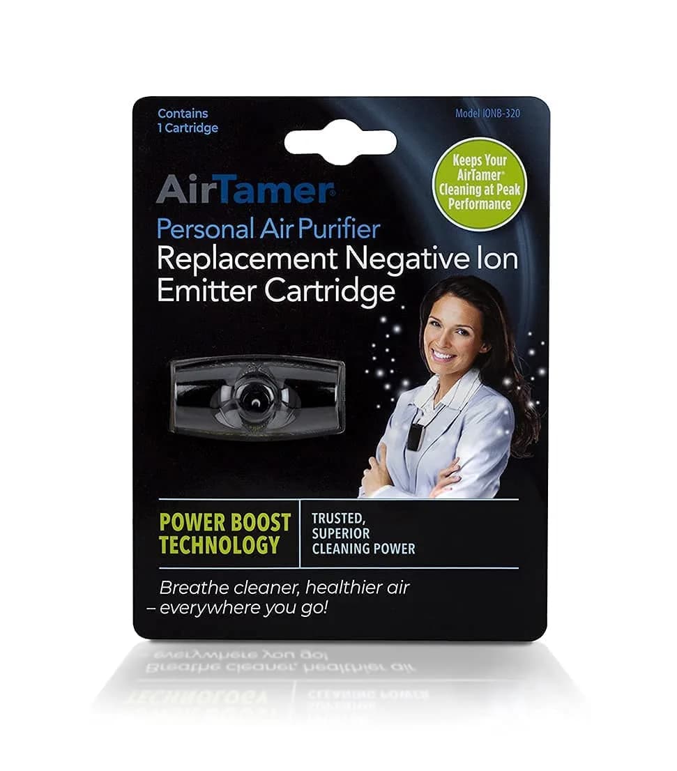 AirTamer A320 Replacement Negative Ion Emitter Cartridge | Black, 1-Pack — Black