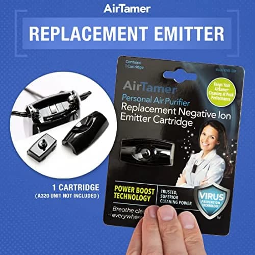 AirTamer A320 Replacement Negative Ion Emitter Cartridge | Black, 1-Pack thumbnail 3