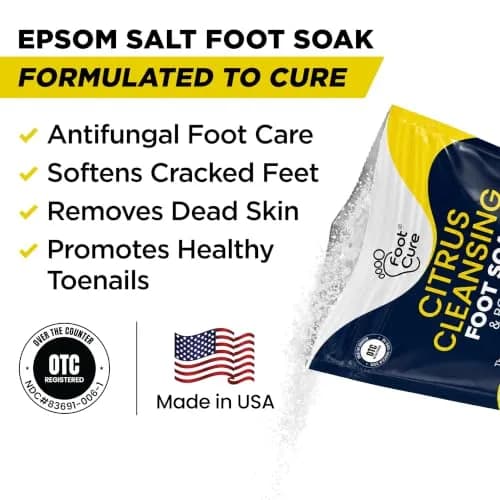 FOOT CURE Citrus Detox Epsom Salt Foot Soak 454 g (16 oz) | Cleanses & Revives Skin Tone thumbnail 2