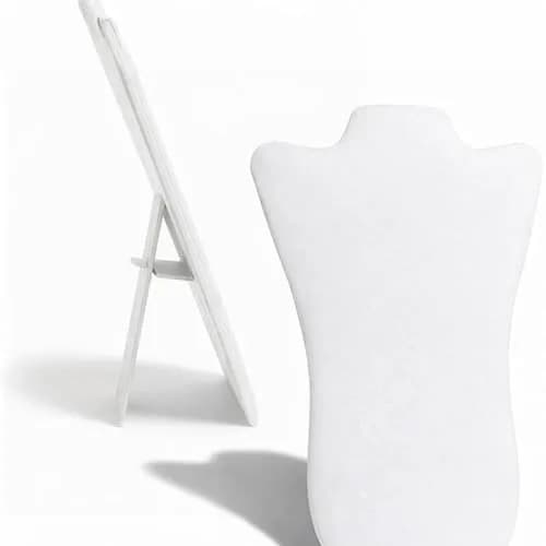RJ Displays Velvet Necklace Jewelry Display Stand Holder 36 cm (14 inch) H | For Vendors & Retail Stores thumbnail 1