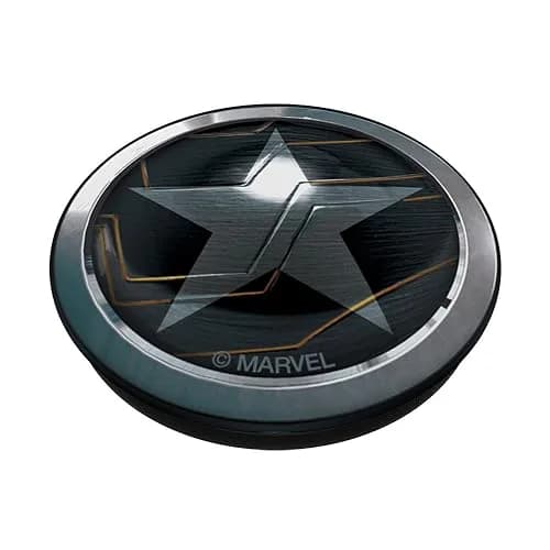 Marvel The Falcon and The Winter Soldier Bucky Barnes Icon PopSockets Adhesive PopGrip | Official Marvel Merchandise, Black thumbnail 2
