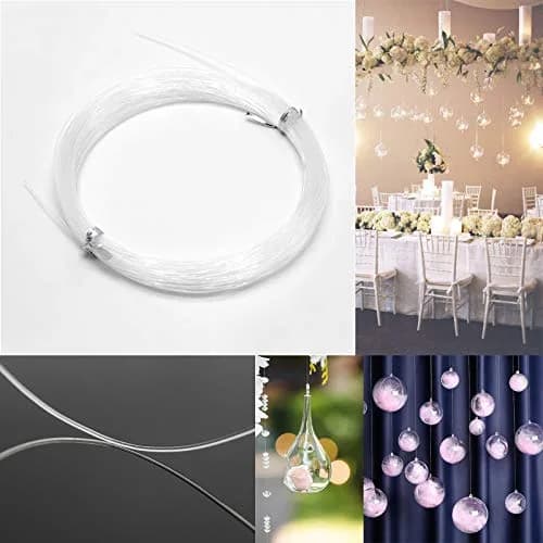 Cerpourt Clear Invisible Hanging Wire with Crimping Sleeves, 28.35 g (0.06 lbs) | Supports Up to 60 lbs thumbnail 6