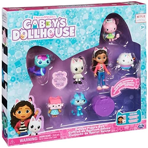 Gabby's Dollhouse Deluxe Figure Gift Set with 7 Figures & Surprise Accessory | Ages 3+ thumbnail 6