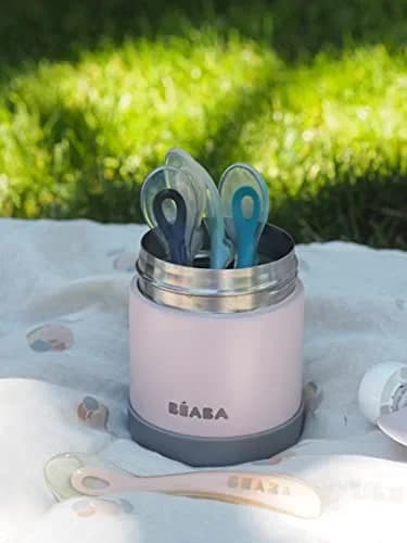 Béaba Stainless Steel Insulated Food Jar 10 oz | Kids Thermos, Leakproof, Keeps Food Hot & Cold thumbnail 8