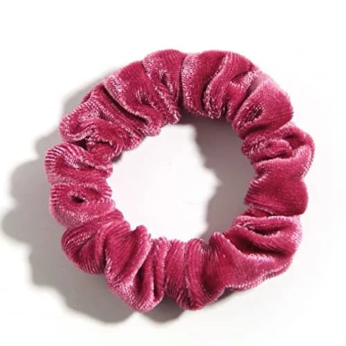 LFOUVRE Small Velvet Scrunchies (10-Pack, 7cm) | Gentle Hold for All Hair Types thumbnail 2