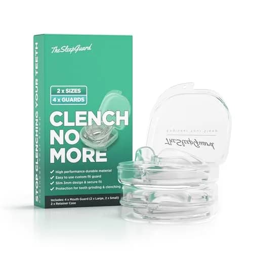 TheSleepGuard Mouth Guard for Teeth Grinding 4-Pack (Small & Large Sizes) | Custom Fit Nighttime Protection thumbnail 1
