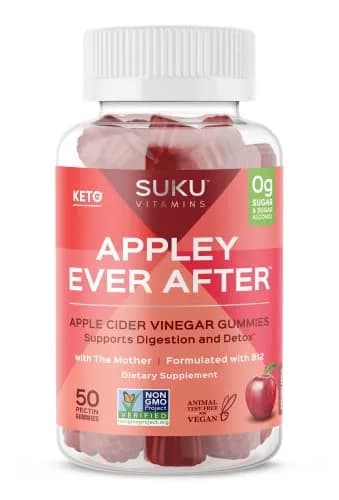 SUKU Apple Cider Vinegar Gummies with Mother, 1020mg, Sugar Free | Supports Gut & Immune Health thumbnail 1