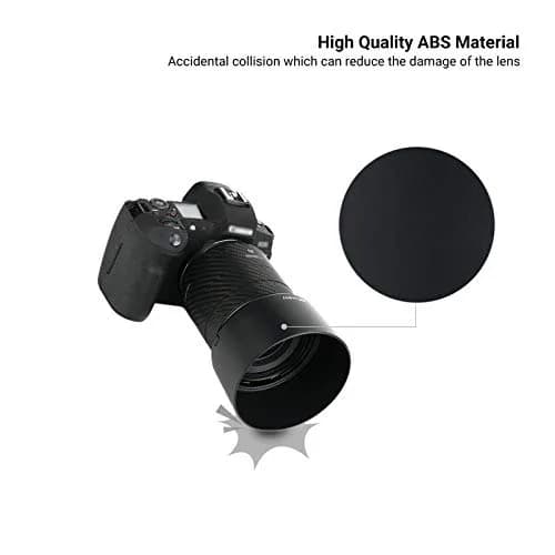 JJC Lens Hood for Canon RF 85mm f/2 Macro IS STM Lens | Reversible ET-77 Replacement with 67mm Filter & Cap Compatibility thumbnail 5