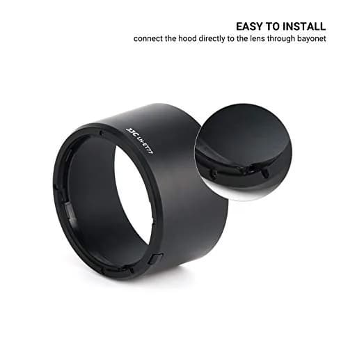 JJC Lens Hood for Canon RF 85mm f/2 Macro IS STM Lens | Reversible ET-77 Replacement with 67mm Filter & Cap Compatibility thumbnail 6