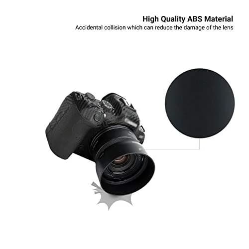 JJC Lens Hood for Canon RF 50mm F1.8 STM, Reversible Shade for EOS R Cameras | 43mm Filter Compatible thumbnail 5
