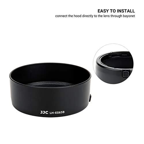 JJC Lens Hood for Canon RF 50mm F1.8 STM, Reversible Shade for EOS R Cameras | 43mm Filter Compatible thumbnail 7