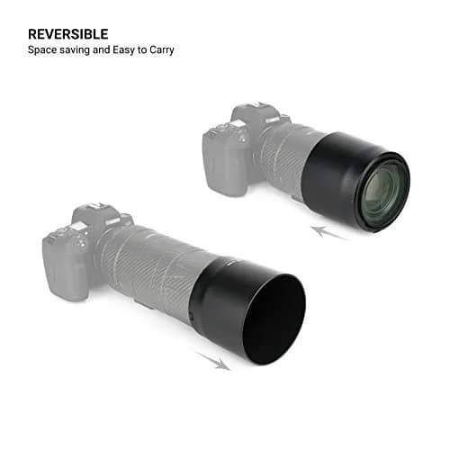 JJC Lens Hood for Canon RF 135mm F1.8 L IS USM & RF 600mm F11 IS STM Lens | Reversible ET-88B Replacement thumbnail 4