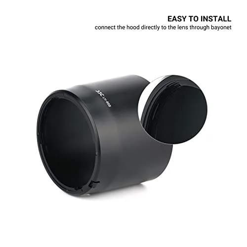JJC Lens Hood for Canon RF 135mm F1.8 L IS USM & RF 600mm F11 IS STM Lens | Reversible ET-88B Replacement thumbnail 5