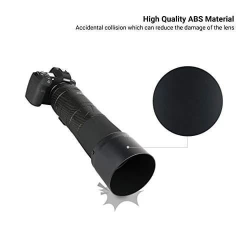 JJC Lens Hood for Canon RF 800mm f/11 IS STM & RF 200-800mm f/6.3-9 IS USM Lenses | Reversible ET-101 Replacement thumbnail 7
