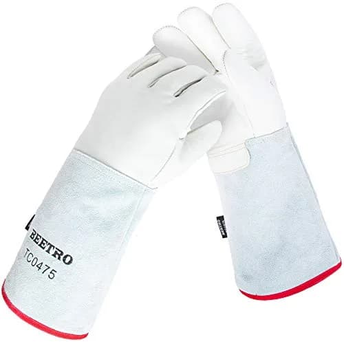 BEETRO Cryogenic Gloves for Liquid Nitrogen Handling -180°C (-292°F) 16 Inch (Pair) thumbnail 1
