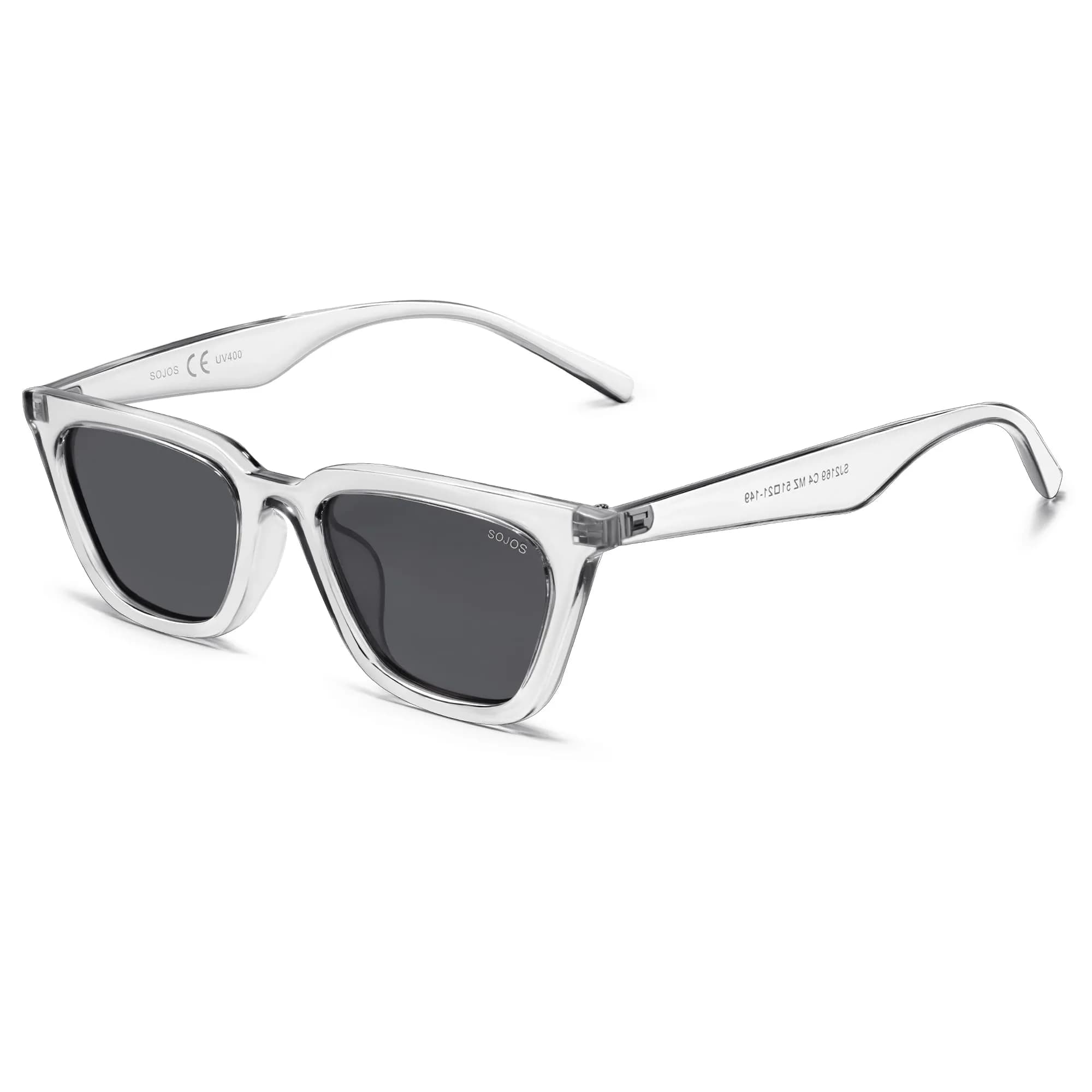 SOJOS Polarized Narrow Square Cateye Sunglasses SJ2169 51mm (2.01in) | UV400 Protection - main product image