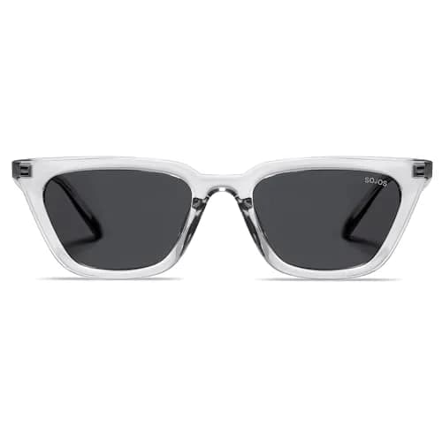 SOJOS Polarized Narrow Square Cateye Sunglasses SJ2169 51mm (2.01in) | UV400 Protection thumbnail 2