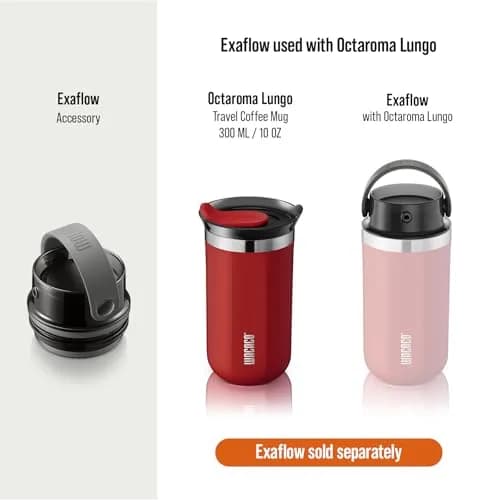 WACACO Octaroma Lungo Vacuum Insulated Coffee Mug 300ml (10 fl oz) | Keeps Drinks Hot/Cold for Hours thumbnail 7