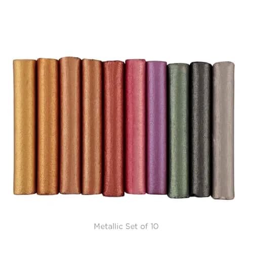 Soho Urban Artist Soft Pastels Set of 10 Iridescent Metallic Colors | Vibrant Pastel Sticks for Art, Drawing, Blending, Layering, Shading thumbnail 7