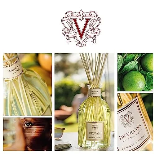 Dr. Vranjes Ginger Lime 250 ml Aroma Diffuser + White Sticks | Italian Luxury Home Fragrance thumbnail 3