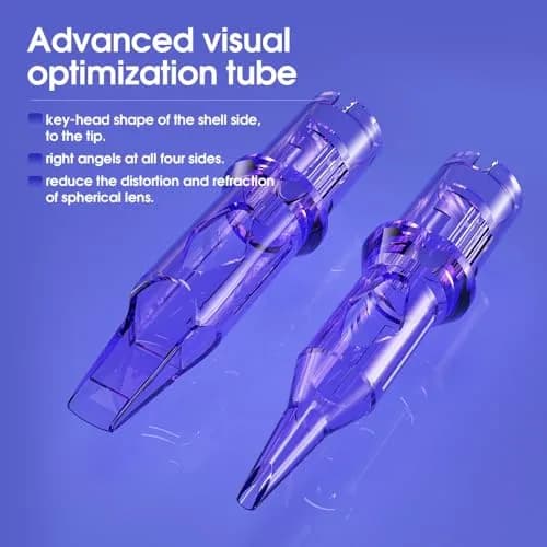 MAST TATTOO Disposable Needles 20Pcs Bugpin 1RL | Clear Plastic Body for Smooth Tattooing thumbnail 7