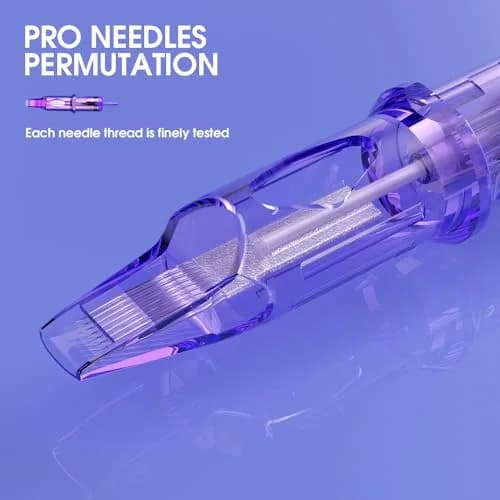 MAST TATTOO Disposable Needles 20Pcs Bugpin 1RL | Clear Plastic Body for Smooth Tattooing thumbnail 8