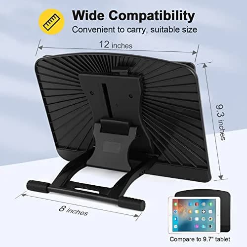 Parblo PR 100 Universal Tablet Stand with Drawing Glove, 1.74 lb (790g) | Adjustable 10-16 inch for Drawing Tablets, Laptops, Monitors thumbnail 5