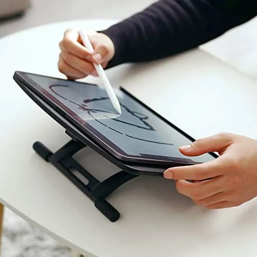 Parblo PR 100 Universal Tablet Stand with Drawing Glove, 1.74 lb (790g) | Adjustable 10-16 inch for Drawing Tablets, Laptops, Monitors thumbnail 7