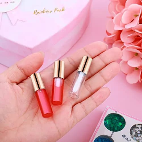 Patelai Clear Mini Lip Gloss Tubes 1.2ml (100-Pack, Rose Gold) | DIY Cosmetic Containers for Travel thumbnail 6