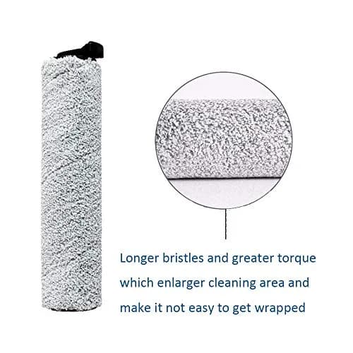 Jorllina Replacement Brush Roller 2-Pack for Tineco iFloor 2, 3 & S3 Wet Dry Vacuums | Microfiber Cleaning thumbnail 4