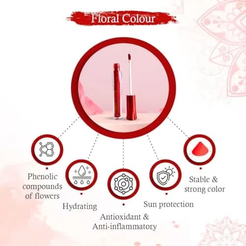 KEYA SETH AROMATHERAPY Aromatic Jewel Liquid Sindur Red 10ml (0.33 Fl Oz) | Waterproof Natural Herbal Formula thumbnail 3