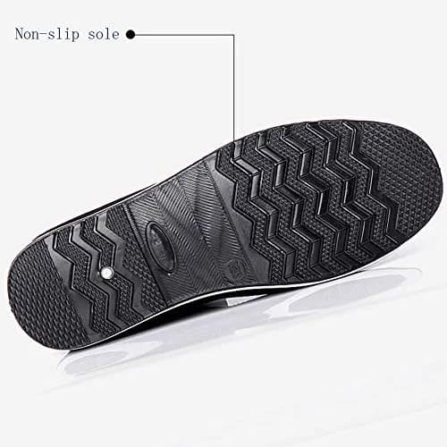 ANYWELL Black Martial Arts Shoes Rubber Sole Size 10 | Anti-Slip Canvas for Tai Chi & Kung Fu thumbnail 4