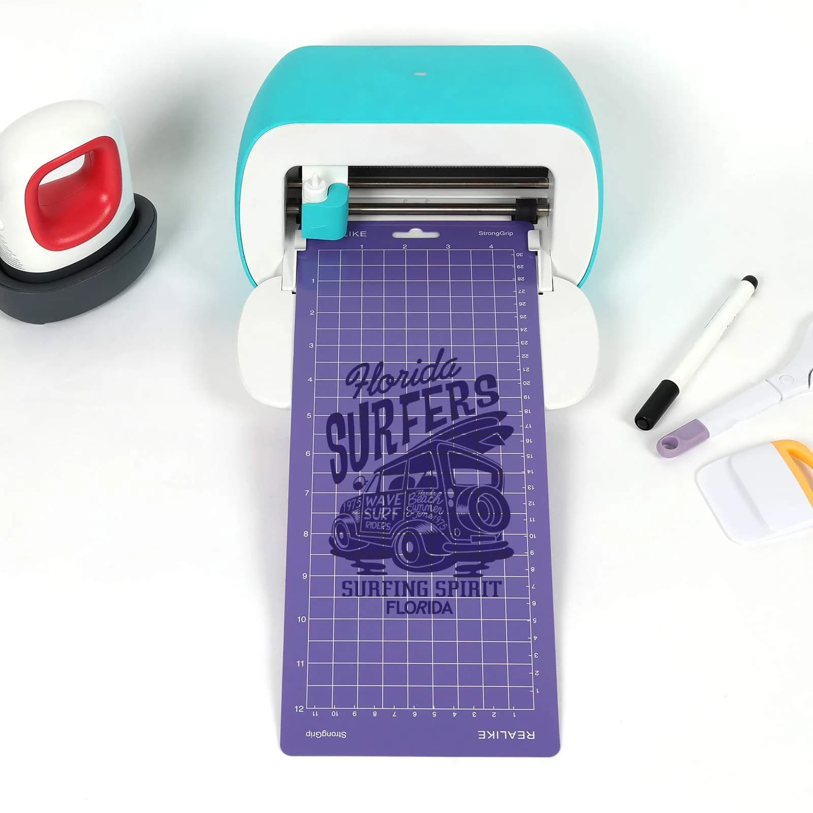 REALIKE Cutting Mat for Cricut Joy 4.5x12 inch (3 Mats) | StandardGrip, LightGrip, StrongGrip Adhesive Craft Mats - view 6